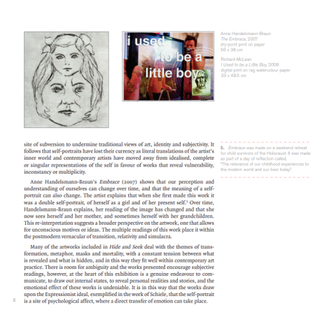 Hide and Seek Exhibition Catalogue